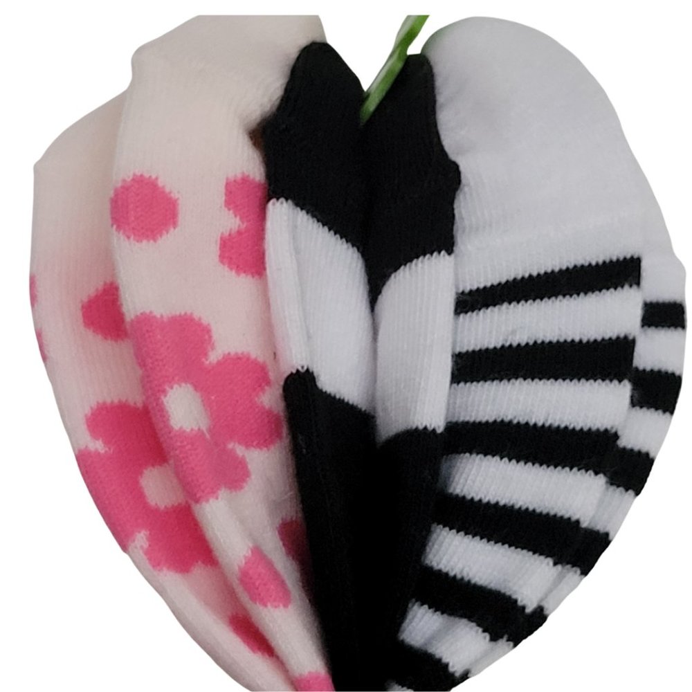 💖HP💖NWT KATE SPADE 3 Pair No Show Socks OS Trendy Pink Designer New York Funky - Picture 3 of 13